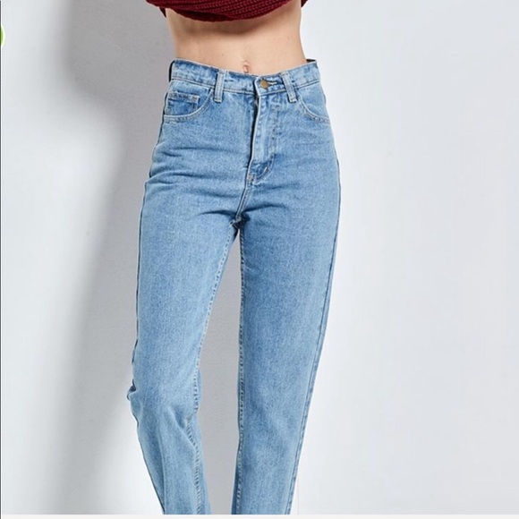 L.L. Bean Denim - Vintage L.L. Bean Floral Lined Mom Jeans